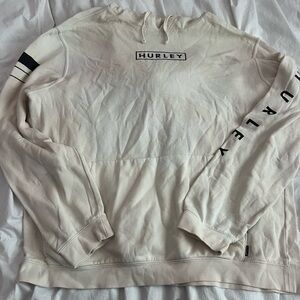 Hurley Off-White Men's Crewneck Sweater